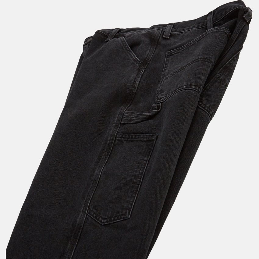 Carhartt WIP Jeans SINGLE KNEE PANT I032024.8906 BLACK STONE WASHED